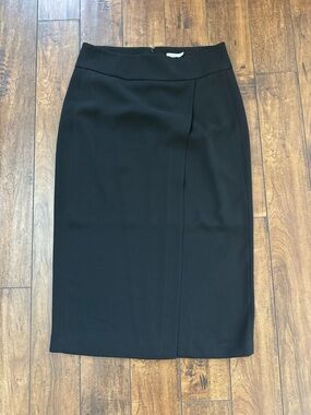 Vince Black Midi Skirt